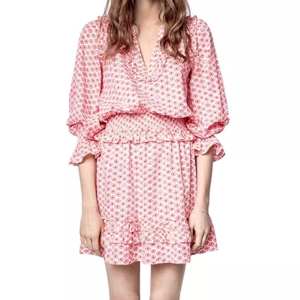 Zadig & Voltaire
Rune Dobby Ruffled Mini Dress